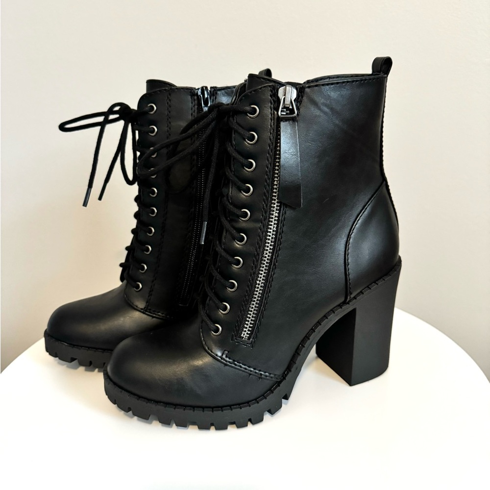 Black Combat Boots